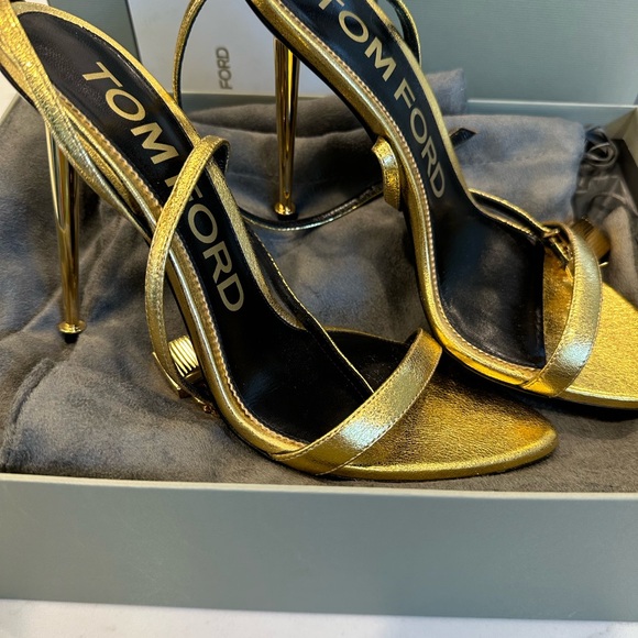 Tom ford gold lock heels - Picture 6 of 16